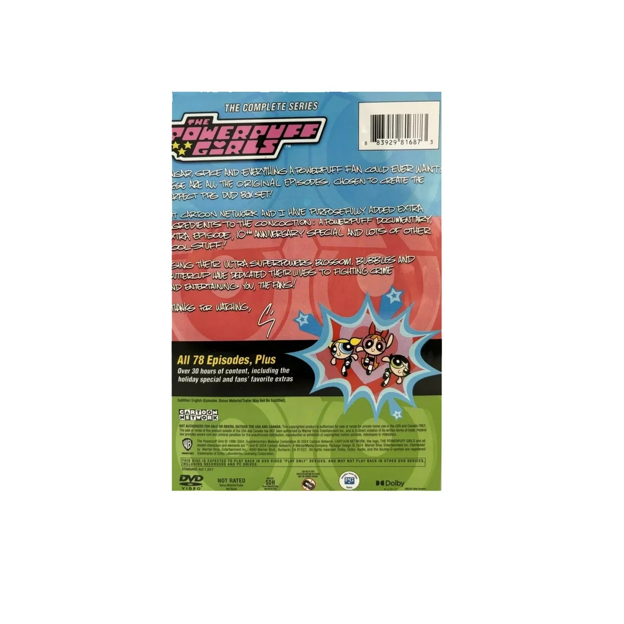 The Powerpuff Girls Complete Series (DVD)