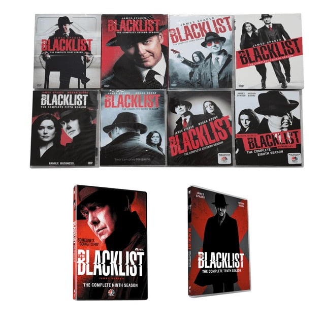 The Blacklist Complete Series Seasons 1-10 (DVD)