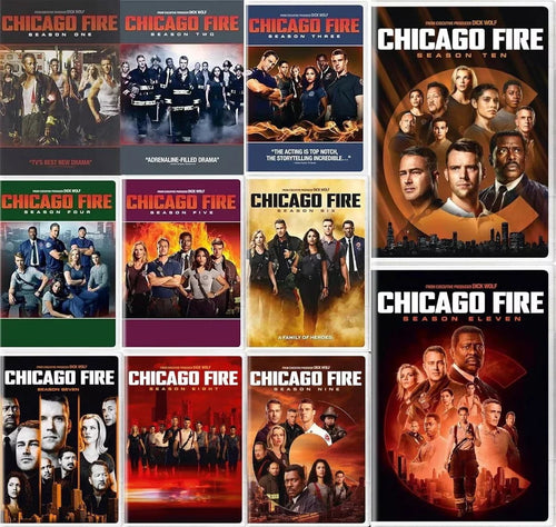 Chicago Fire Seasons 1-12 DVD Box Set  Complete Episodes of the Firefighter Drama