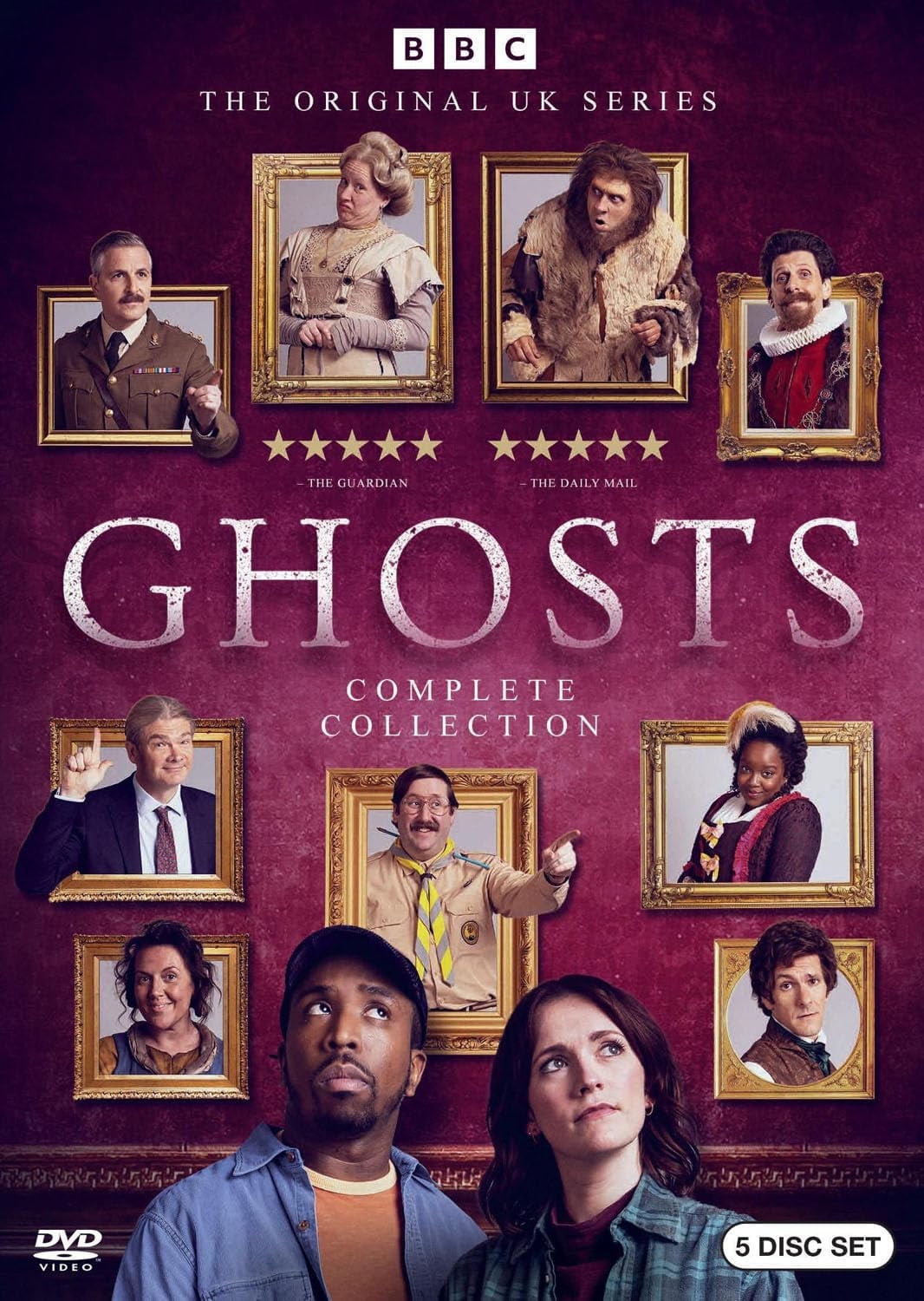 Ghosts: The Complete Series 1-5 DVD Box Set  BBC Comedy, Full Episodes Collection