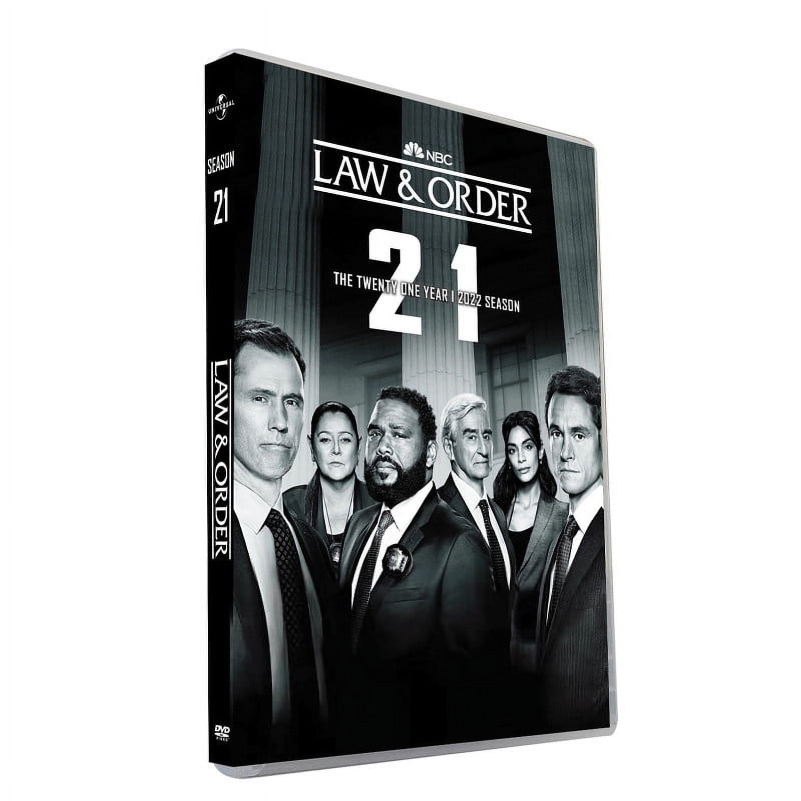 Law & Order Season 21 DVD  Complete Crime Drama Series | Police Procedural TV