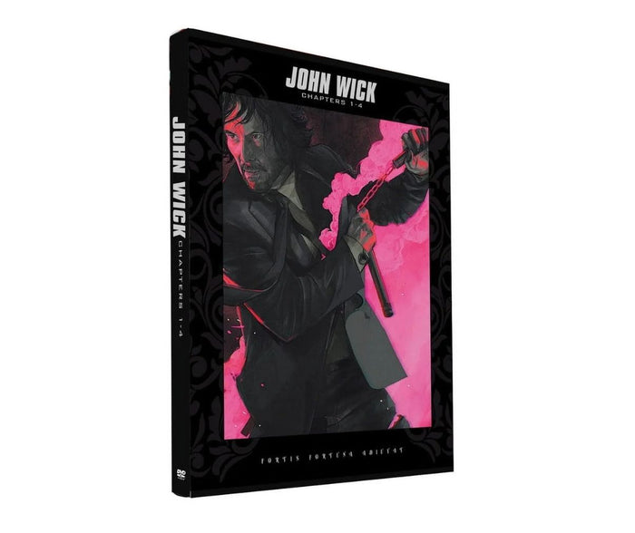 John Wick: Chapters 1-4 (DVD) | Complete Action Movie Collection