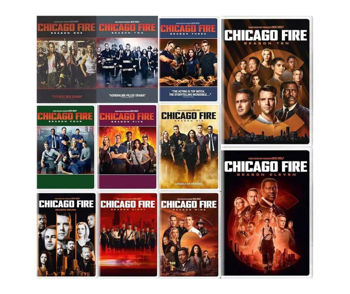 Chicago Fire Seasons 1-12 DVD Box Set  Complete Episodes of the Firefighter Drama