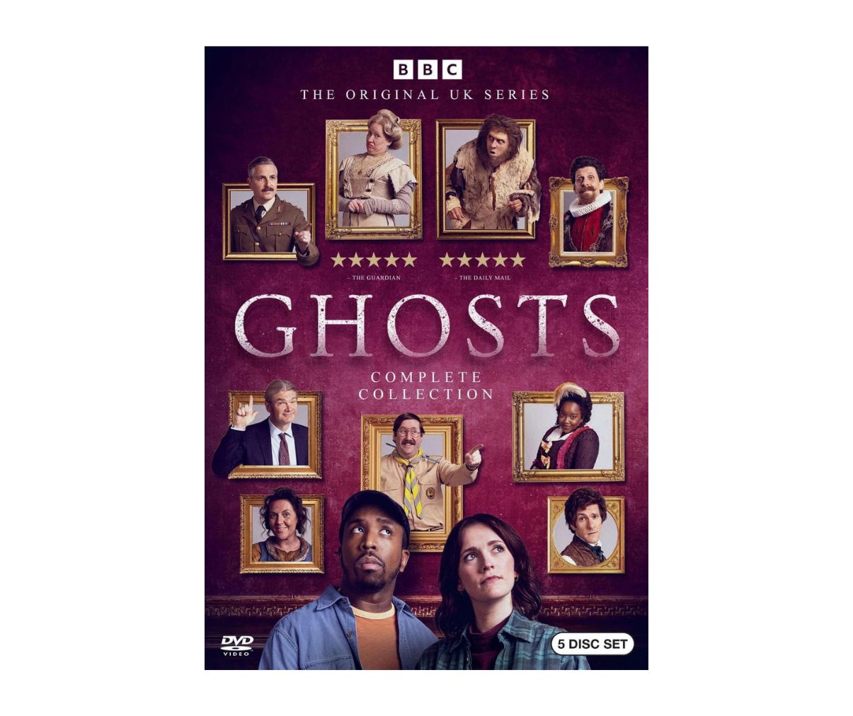 Ghosts: The Complete Series 1-5 DVD Box Set  BBC Comedy, Full Episodes Collection