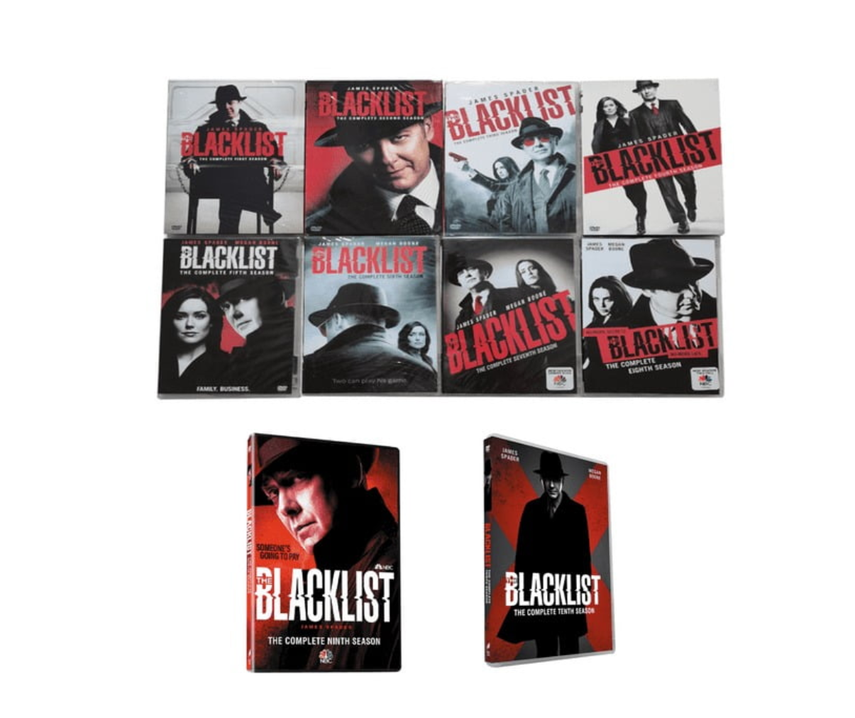 The Blacklist Complete Series Seasons 1-10 (DVD)