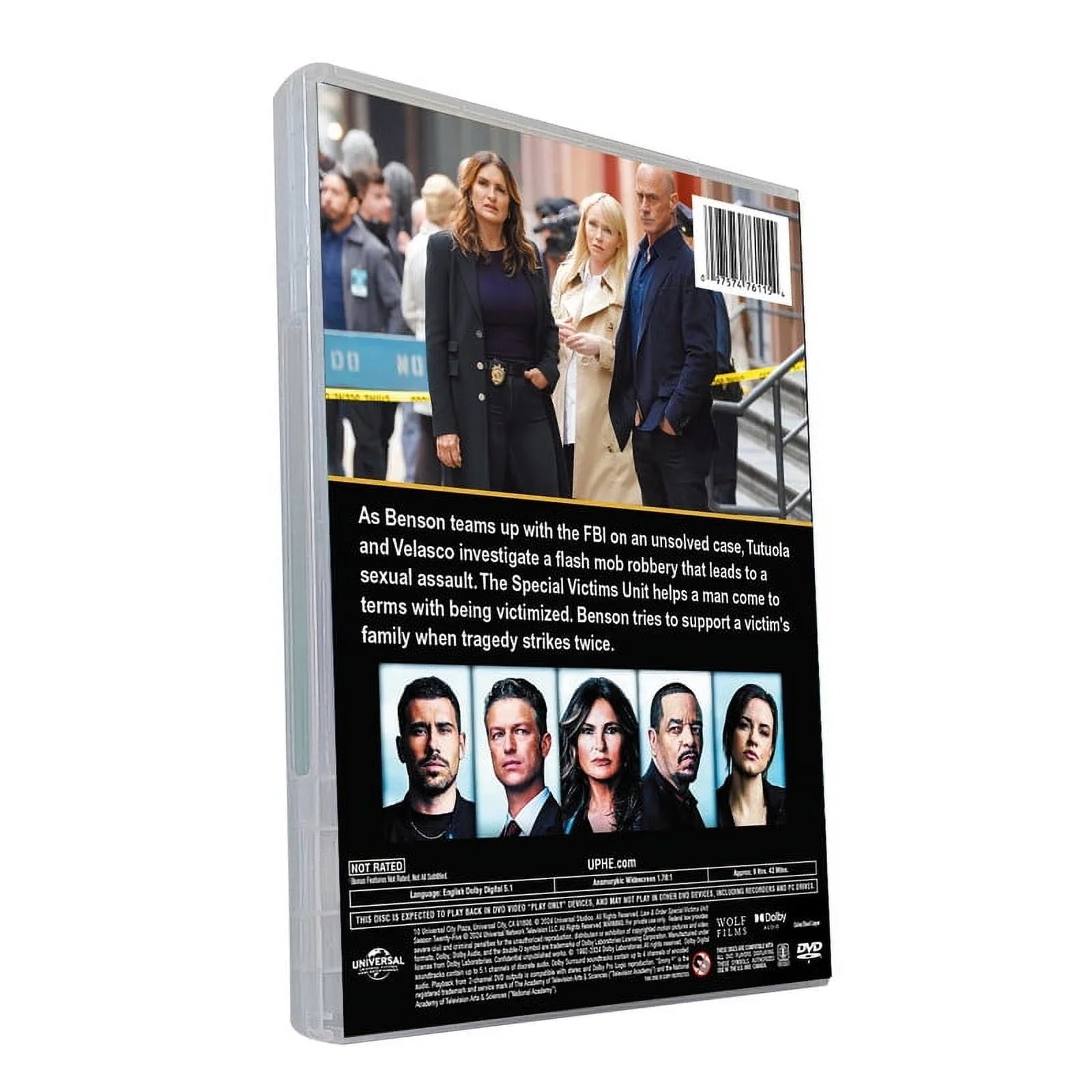 Law & Order SVU Season 25 DVD 3-Disc Set | Complete Crime Drama TV Series