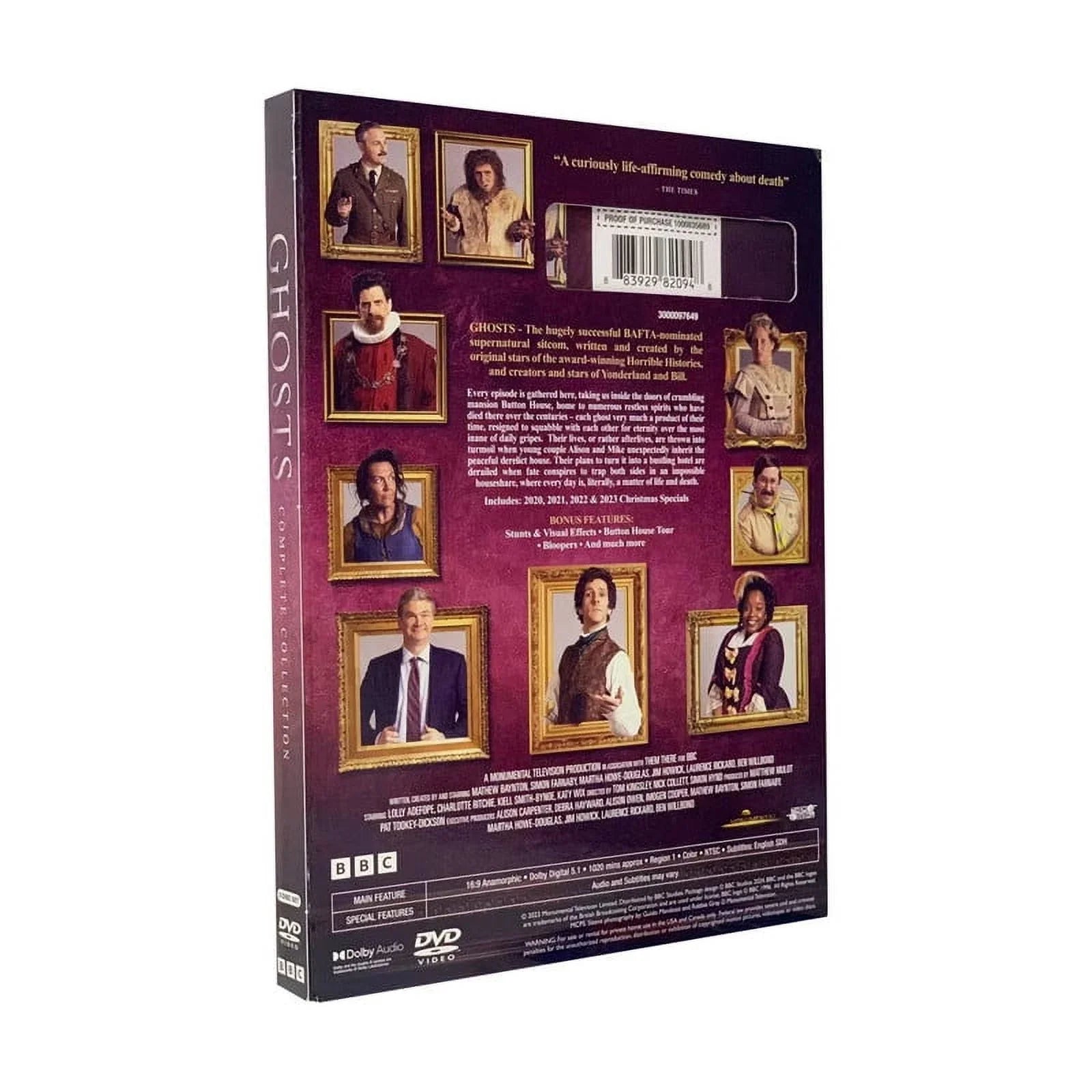 Ghosts: The Complete Series 1-5 DVD Box Set  BBC Comedy, Full Episodes Collection