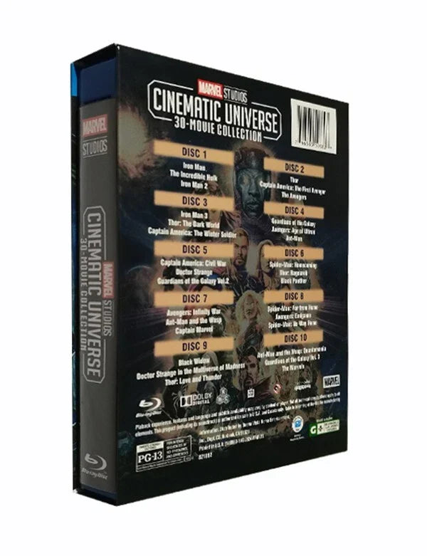 Marvel Studios Cinematic Universe 30 Movie Collection (Blu ray)